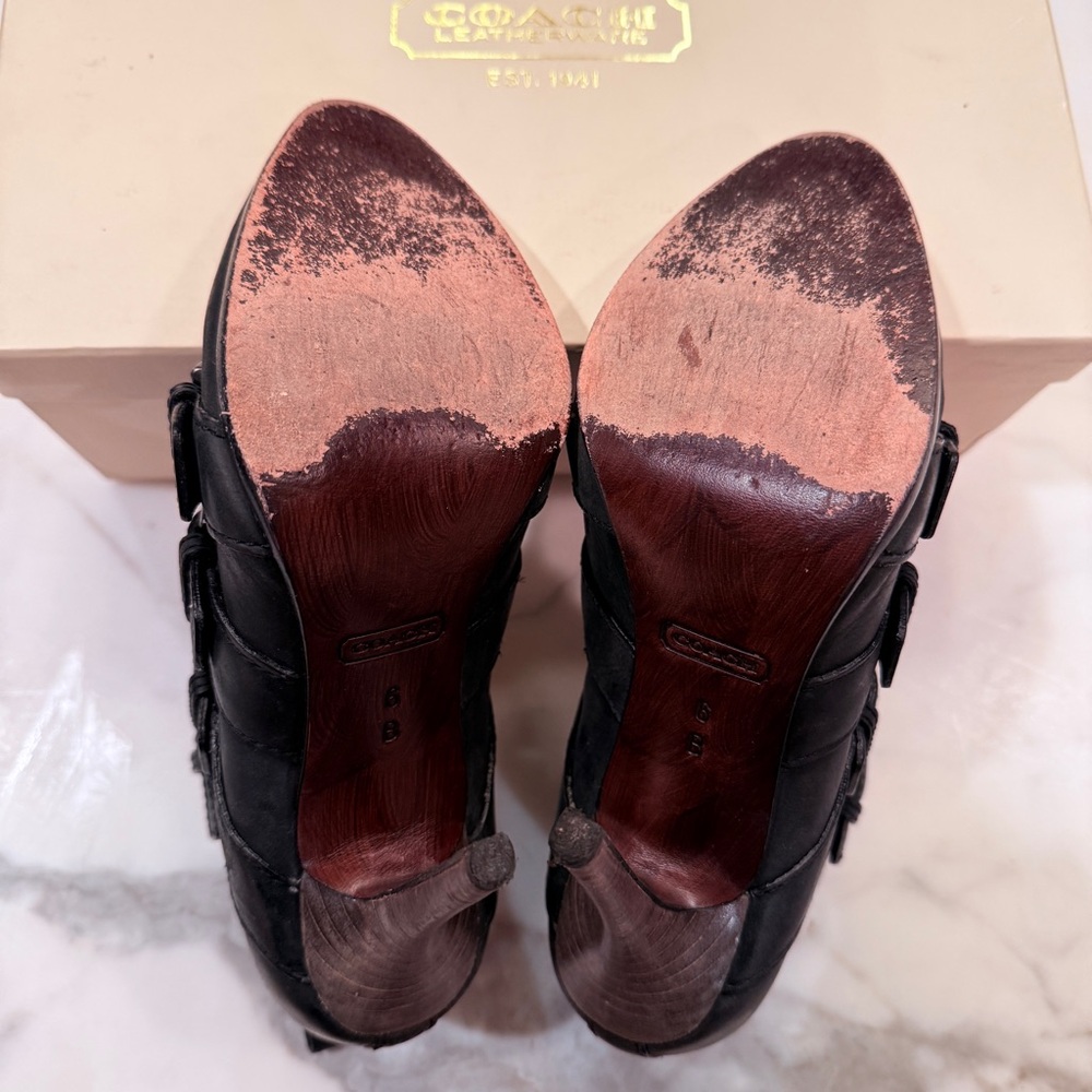 Coach Bootie Heels Tessie Vintage Women’s 6 - Picture 6 of 8